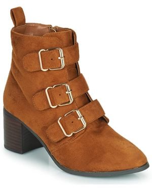 Moony Mood Paola Mid Boots - Brown