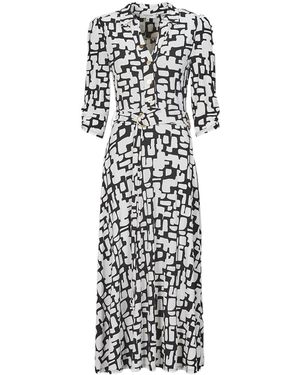 Morgan Long Dress Rlilo - White