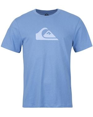 Quiksilver T Shirt Ev Comp Logo Ss - Blue