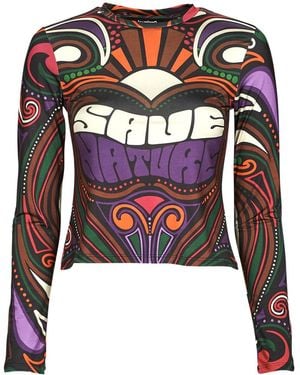 Desigual Blair Long Sleeve T-shirt - Red