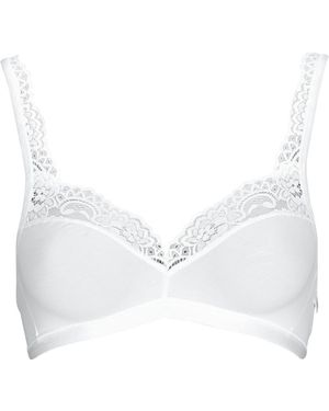 Sloggi Triangle Bras And Bralettes Slw Romance Si - White