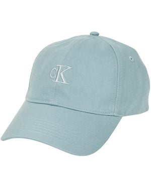 Calvin Klein Cap Embroidered Monogram Cap - Blue