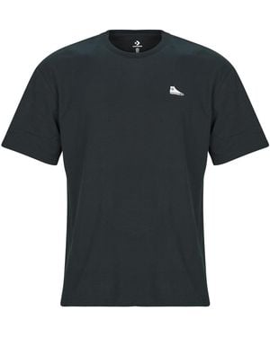 Converse T Shirt Loose Fit Trainer Patch Tee - Black