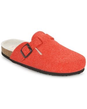Plakton Flip Flops BLOGG Fieltro Wool - Red