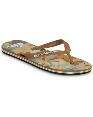 Quiksilver Flip Flops / Sandals (shoes) Molokai Layback Textured - Brown