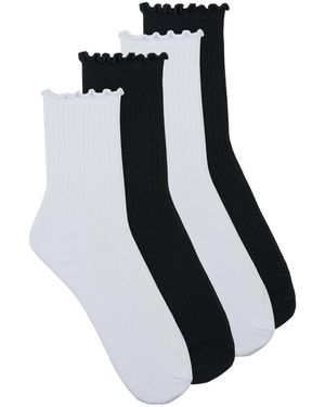 Pieces High Socks Pcafia X4 - Blue