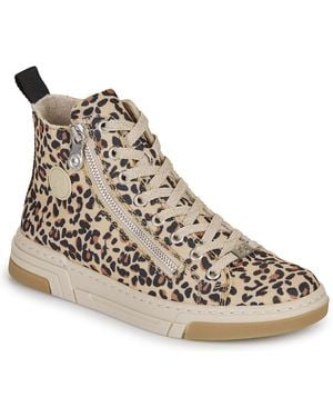 Rieker Shoes (high-top Trainers) - Natural