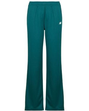 New Balance Tracksuit Bottoms Interlock Pant - Green