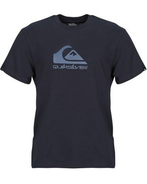 Quiksilver T Shirt Ev Comp Logo Ss - Blue
