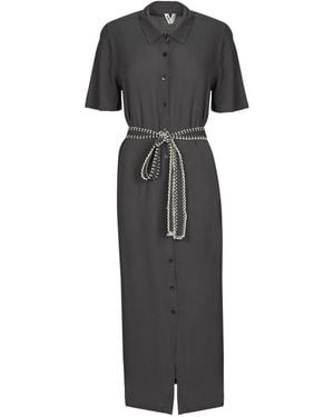 Roxy Long Dress Island Escape Solid - Grey