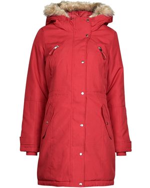 Vero Moda Vmtrack Parka - Red
