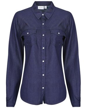 Vila Shirt Vibista Denim - Blue