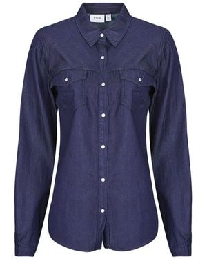 Vila Shirt Vibista Denim - Blue