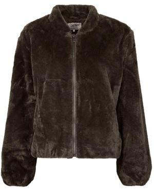 Jdy Jacket Macy Faux Fur Balloon - Black