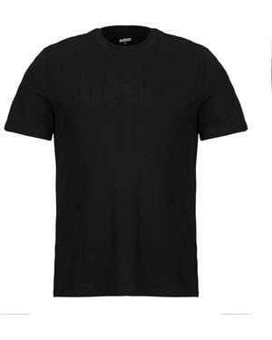 Guess T Shirt Prat Cn Ss T-shirt - Black