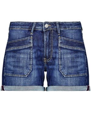 Le Temps Des Cerises Shorts Margot - Blue