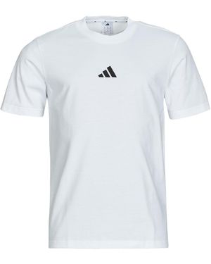 adidas T Shirt Essentials Small Logo Single Jersey T-shirt - White