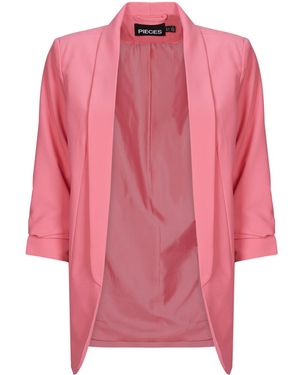 Pieces Jacket Pcbosella 3/4 Blazer Noos - Pink