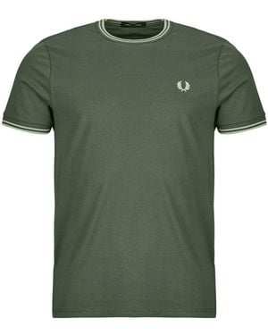 Fred Perry T Shirt Twin Tipped T-shirt - Green