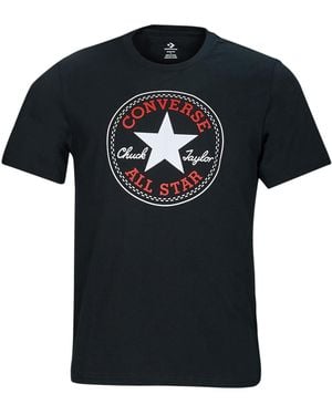 Converse T Shirt Go-to Chuck Taylor Classic Patch Tee - Black