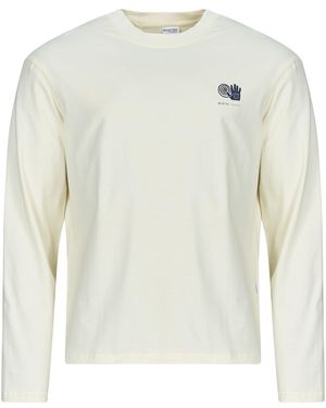SELECTED Long Sleeve T-shirt Slhrelaxash - White