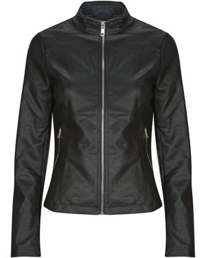 Moony Mood Leather Jacket Puiri - Black