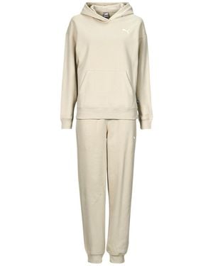 PUMA Tracksuits Loungwear Suit Fl - Natural