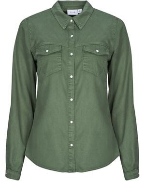 Vila Shirt Vibista - Green