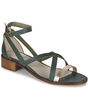 So Size Flat Sandals Rossi - Metallic