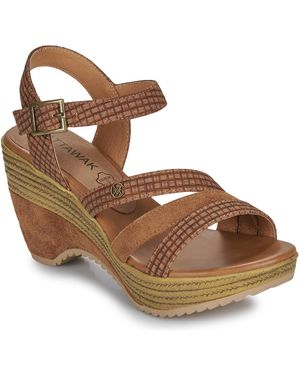 Chattawak Wedge Sandals Malabon - Brown
