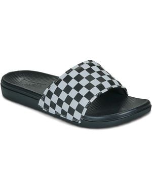 Vans Tap-dancing Mte La Costa Slide-on (checkerboard) Truwht/blk - Black