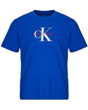 Calvin Klein T Shirt Hero Monologo Tee 20 - Blue