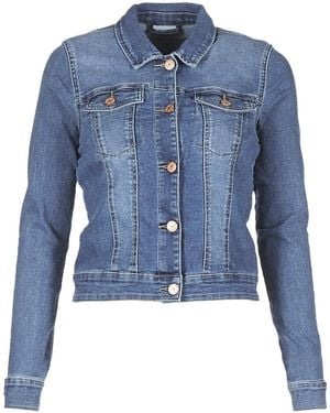 Noisy May Nmdebra Denim Jacket - Blue