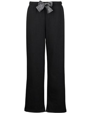 Pieces Tracksuit Bottoms Pcchilli Wide Glitter Sweat Pant Noos - Black