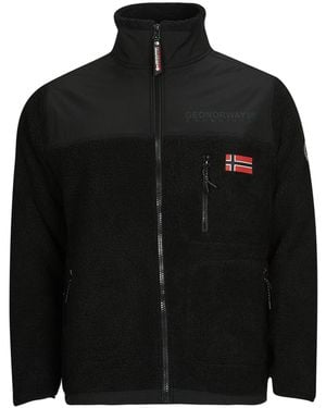GEOGRAPHICAL NORWAY Fleece Jacket Tuvalu - Black