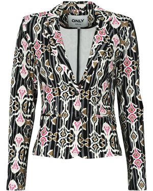 ONLY Jacket Onlpoptrash L/s Aop Blazer - Black