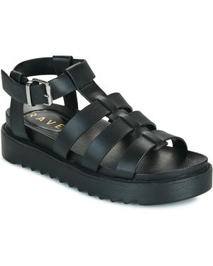 Ravel Flat Sandals Oakley - Black