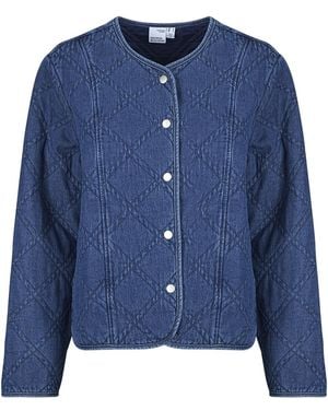 Vero Moda Jacket Vmera Ls Quilted Dnm - Blue