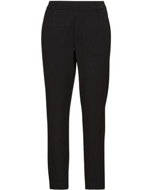 Vila Straight Trousers Vivarone - Black