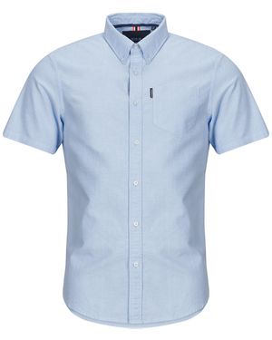 Superdry Short Sleeved Shirt Chemise Oxford - Blue