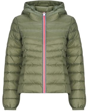 ONLY Duffel Coats Onltahoe Contrast Hood Jacket - Green