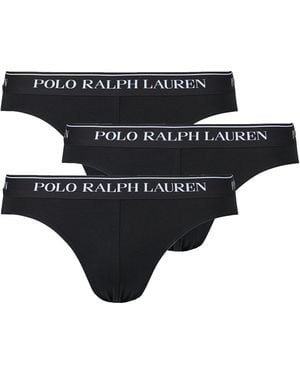 Polo Ralph Lauren Underpants / Brief Low Rise Brf-3 Pack-brief - Black