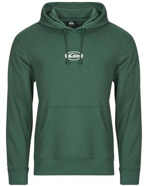 Quiksilver Sweatshirt Salt Water Graphic Hoodie - Green
