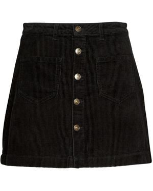 ONLY Short Skirts Onlamazing Hw Cord Skirt Pnt - Black