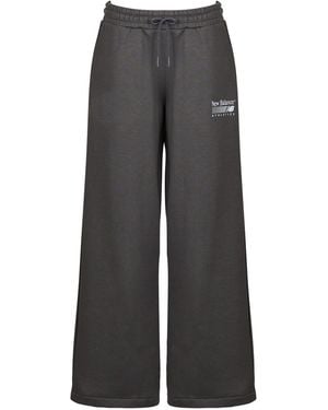 New Balance Tracksuit Bottoms Trackside Fleece Pant - Grey
