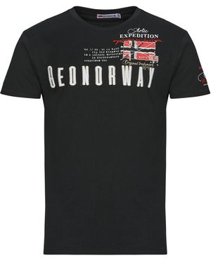 GEOGRAPHICAL NORWAY T Shirt Jason - Black