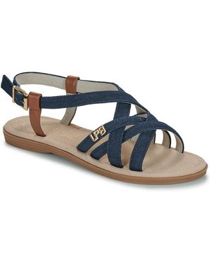 Les Petites Bombes Flat Sandals Itala - Blue