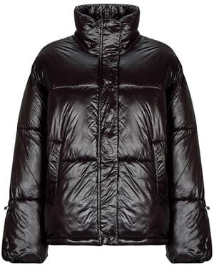 Noisy May Duffel Coats Nmallie Shiny - Black