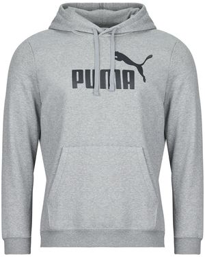 PUMA Hoodies Ess No. 1 Logo Hoodie Fl - Grey