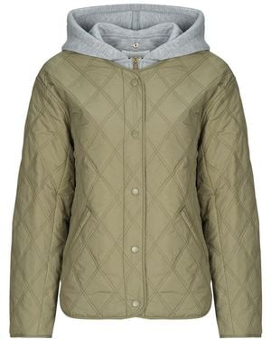 ONLY Jacket Onlrisso Life Hood Quilt Jacket - Green